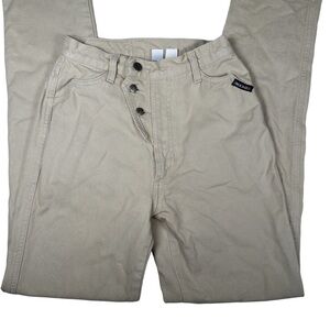 Rocky Mountain High Rise Beige‎ tan Jeans western 90s bareback mom cowgirl